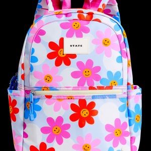 SOLD!! Do not buy. KANE KIDS DOUBLE POCKET Book bag Back pack 
Daisy